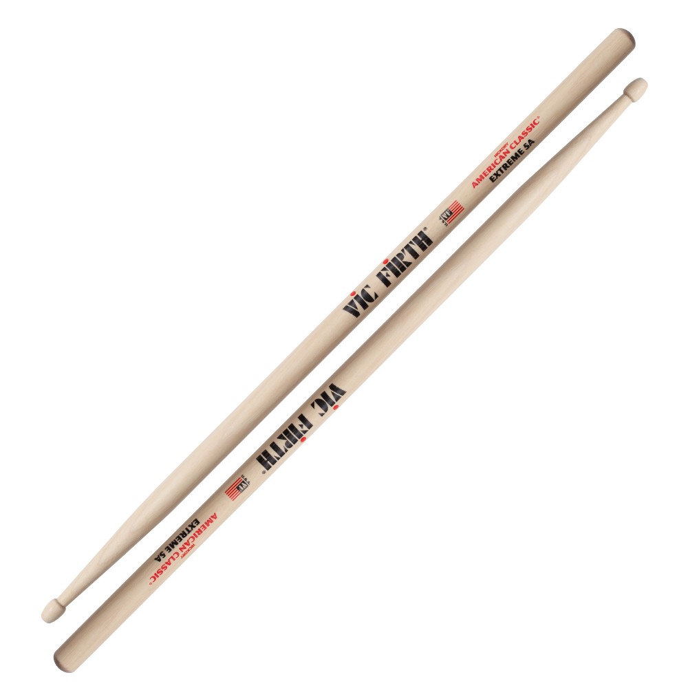 Se Vic Firth X5A American Classic® Extreme 5A Wood Tip hos Allround Musik